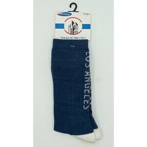 Los Angeles Dodger's Team Colors Crew Socks Men's Large (8-13)